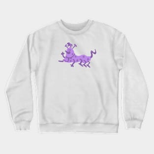 Purple caterpillar Crewneck Sweatshirt